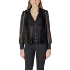 Morgan De Toi Black Polyester Shirt