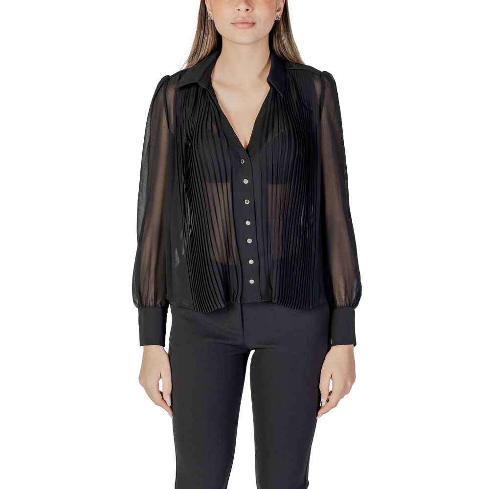 Morgan De Toi Black Polyester Shirt