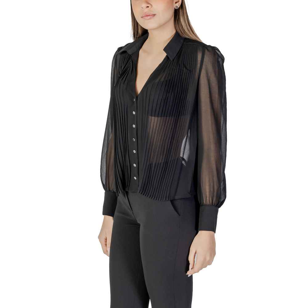 Morgan De Toi Black Polyester Shirt