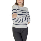 Morgan De Toi White Cotton Sweater