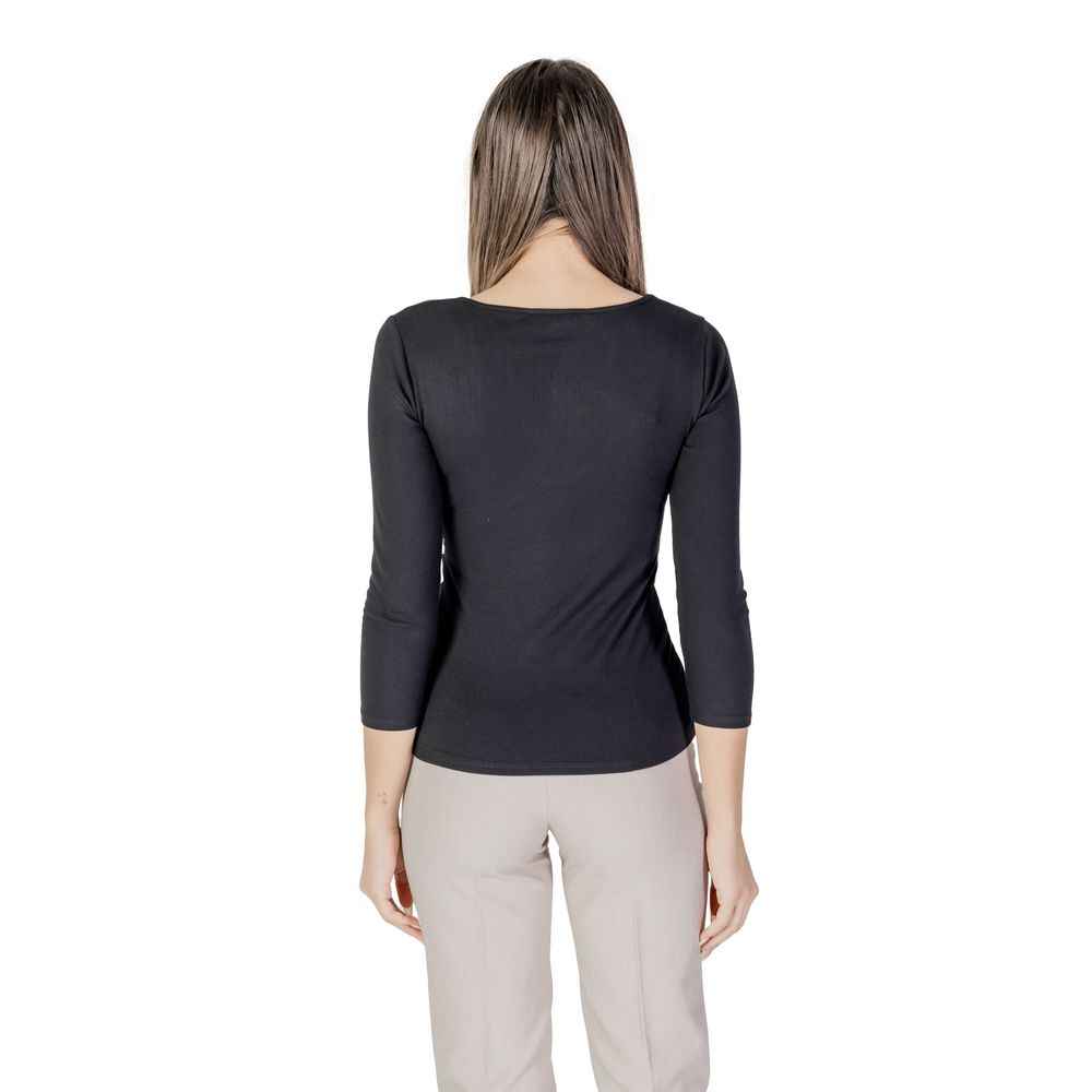 Morgan De Toi Black Viscose Long Sleeve