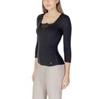 Morgan De Toi Black Viscose Long Sleeve