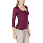 Morgan De Toi Purple Viscose Long Sleeve