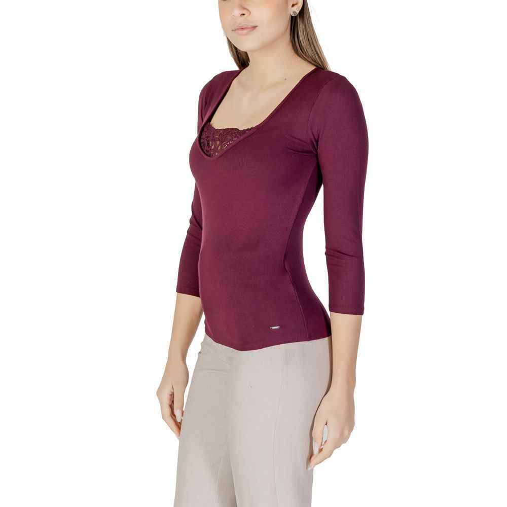 Morgan De Toi Purple Viscose Long Sleeve