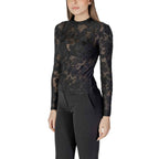Morgan De Toi Black Polyester Long Sleeve