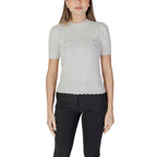 Morgan De Toi White Recycled Polyester Sweater