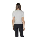 Morgan De Toi White Recycled Polyester Sweater