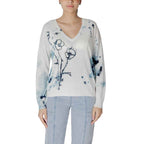 Desigual White Viscose Sweatshirt