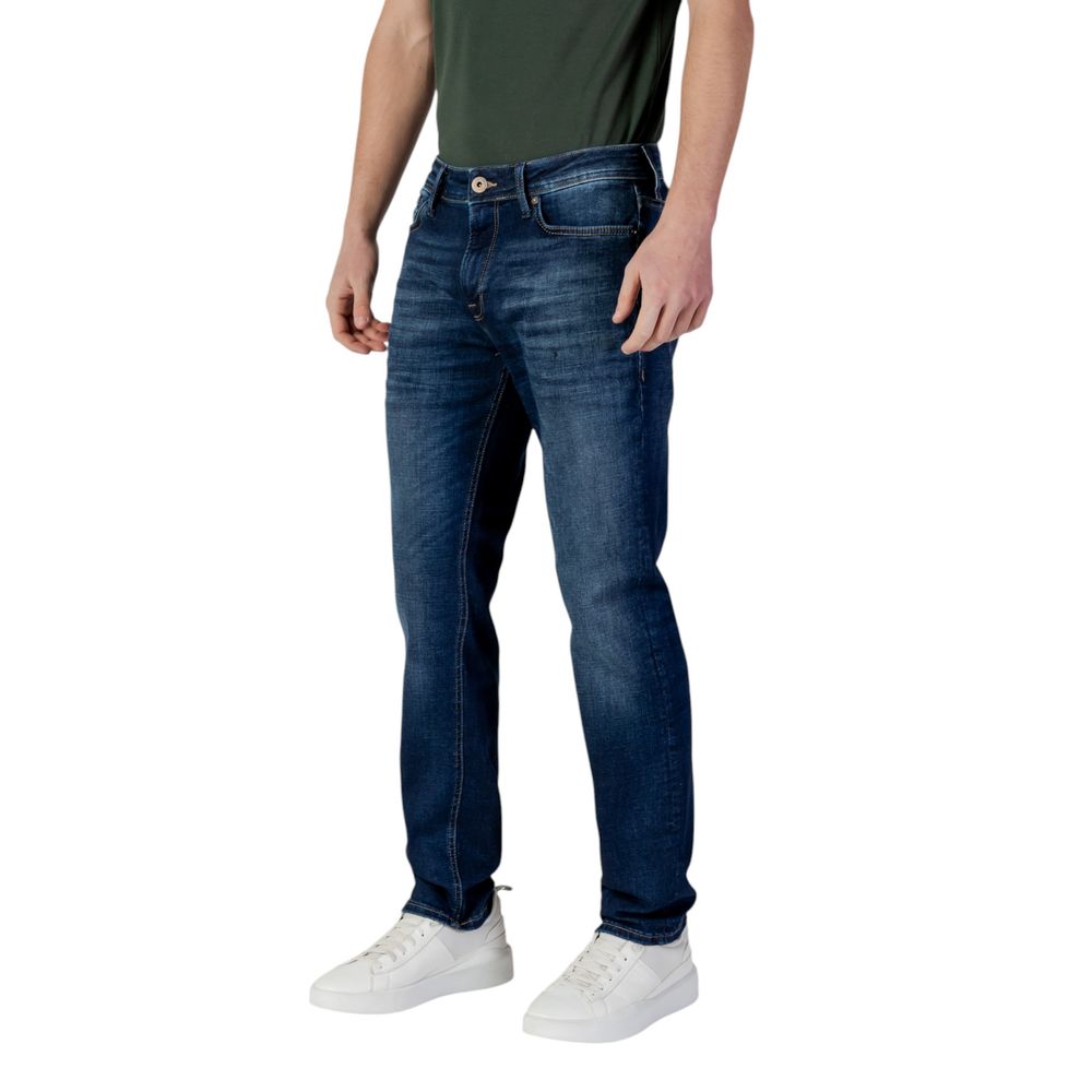 Jack Jones Blue Organic Cotton Relaxed Fit Jeans