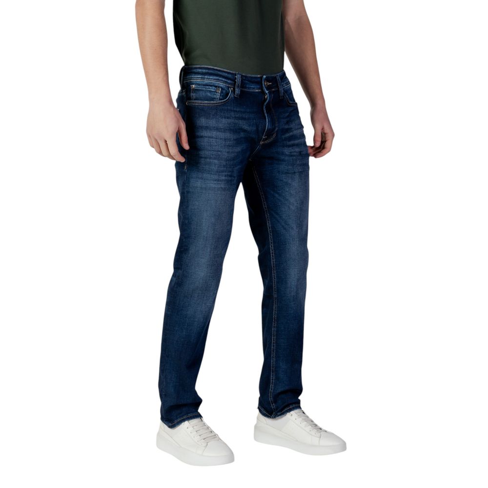 Jack Jones Blue Organic Cotton Relaxed Fit Jeans
