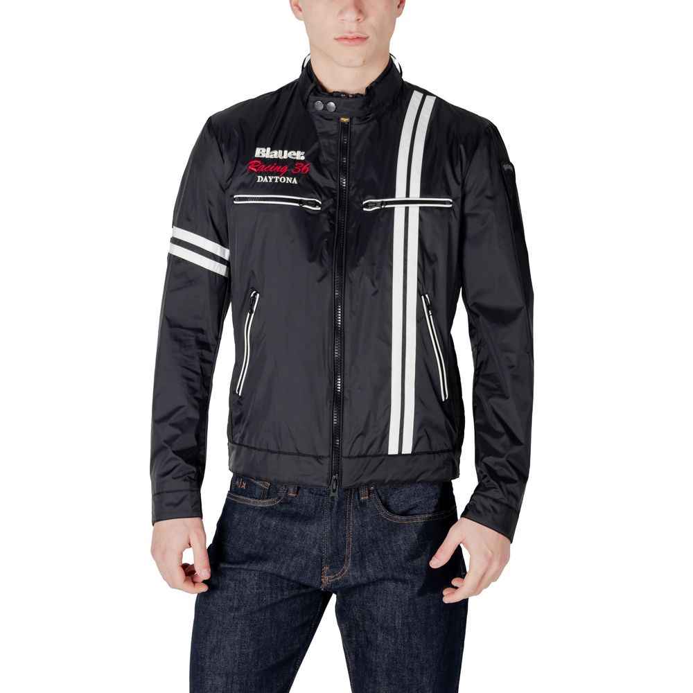 Blauer Black Polyamide Jackets & Coat