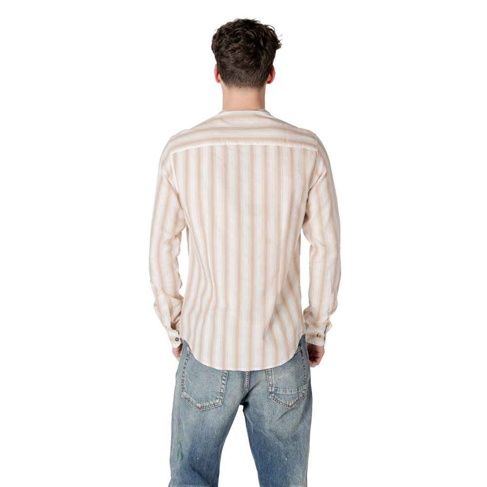 Gianni Lupo Beige Cotton Shirt