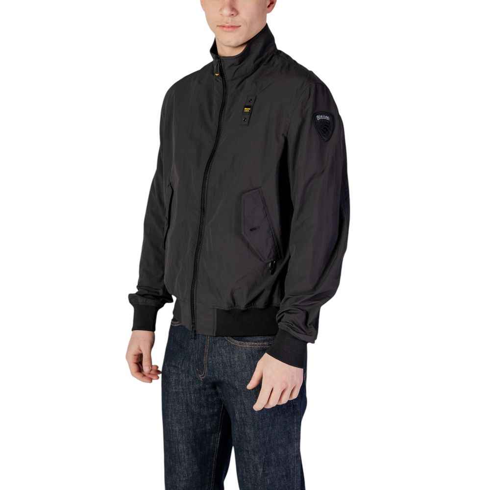 Blauer Black Polyamide Jackets & Coat