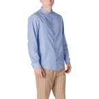 Gianni Lupo Light Blue Cotton Shirt