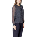 Street One Blue Polyester Blouse