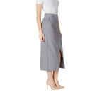 ICHI Gray Polyester Long