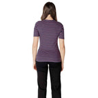 ICHI Bicolor Cotton T-Shirt