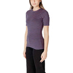 ICHI Bicolor Cotton T-Shirt