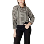 Jacqueline De Yong Green Viscose Shirt