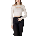 Only Beige Marabou Sportswear