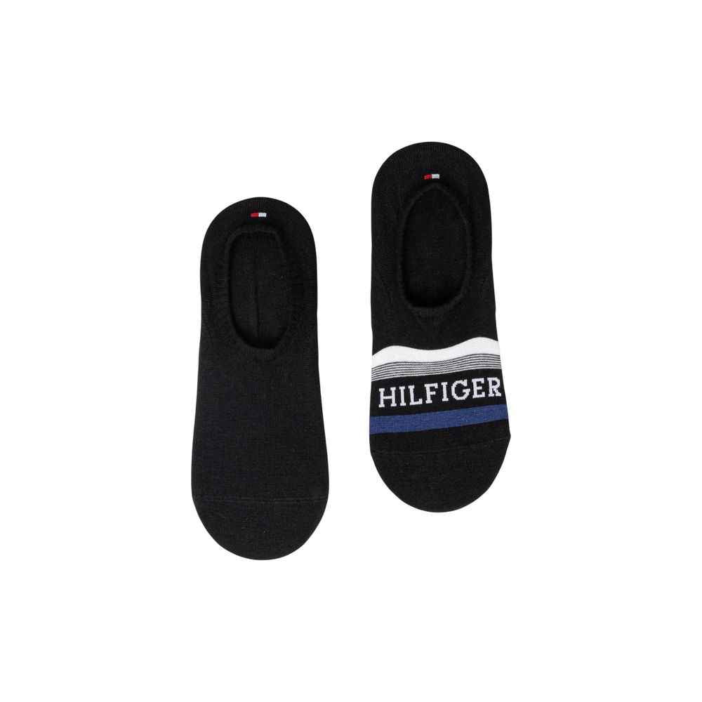 Tommy Hilfiger Black Cotton Sock