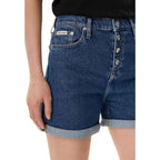 Calvin Klein Jeans Blue Cotton Short