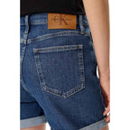 Calvin Klein Jeans Blue Cotton Short