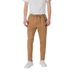 Gianni Lupo Brown Cotton Pant