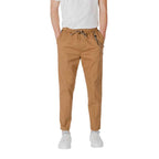 Gianni Lupo Brown Cotton Pant