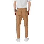 Gianni Lupo Brown Cotton Pant