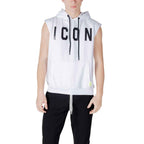 Icon White Cotton Hoody