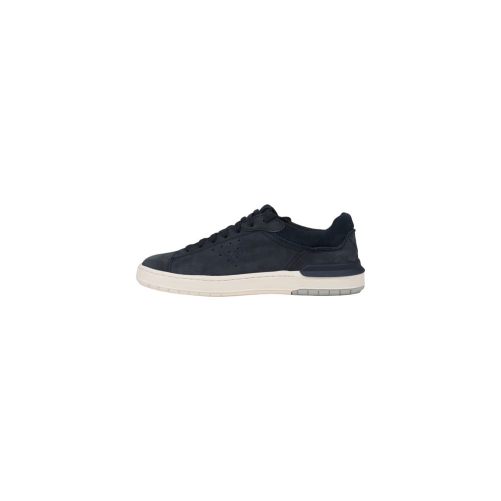 Clarks Blue Nubuc Leather Sneaker