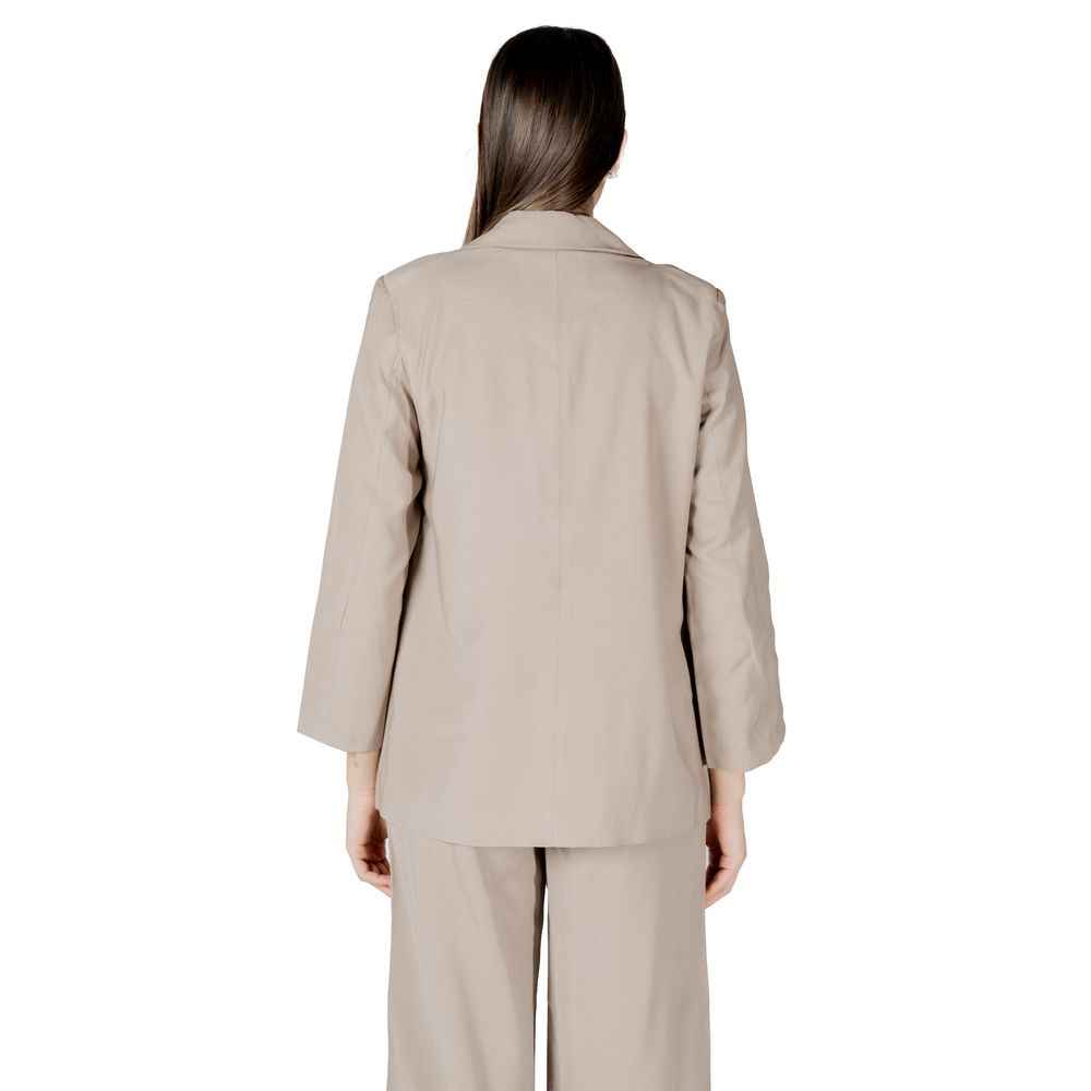 Only Beige Viscose Blazer