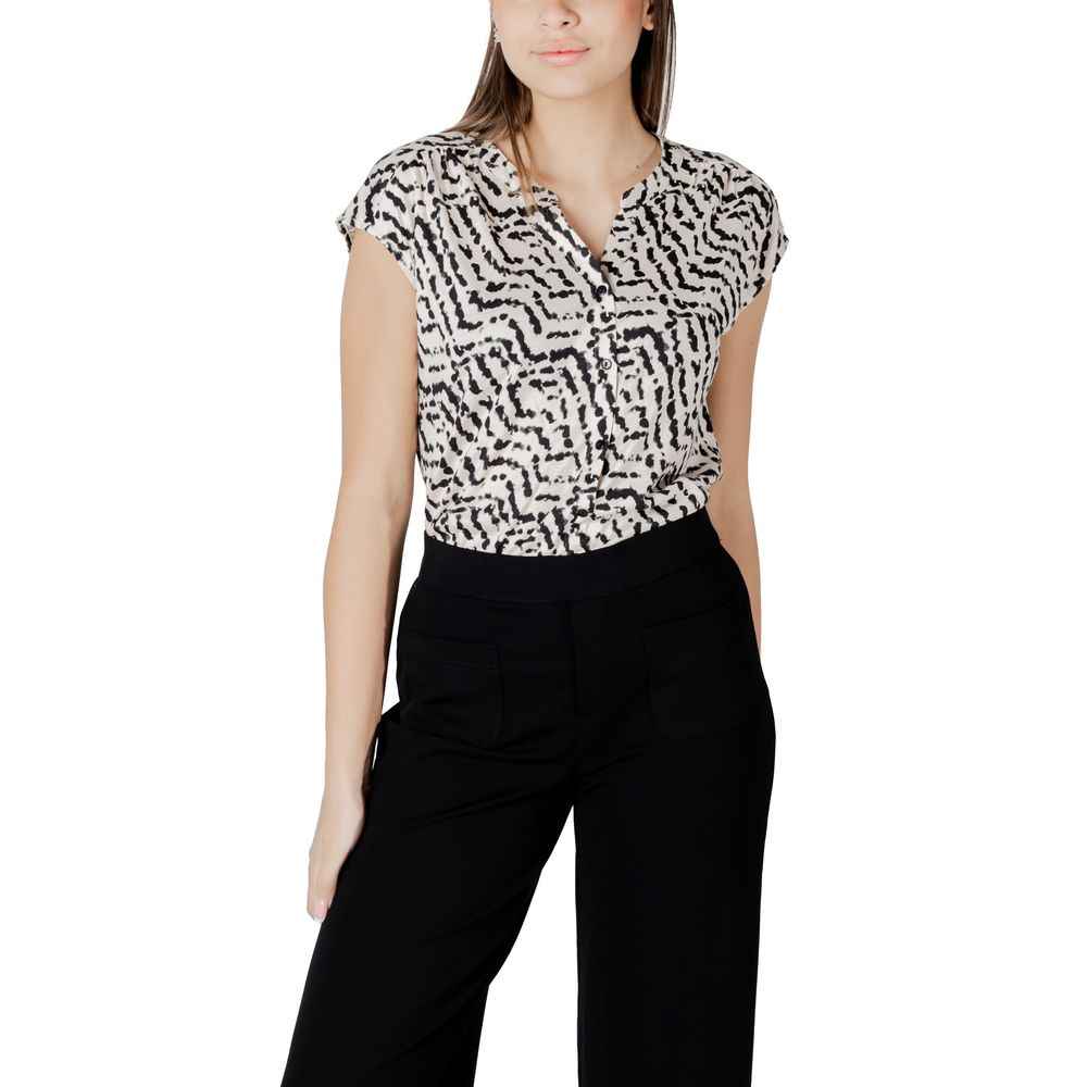 Street One Cream Cotton T-Shirt