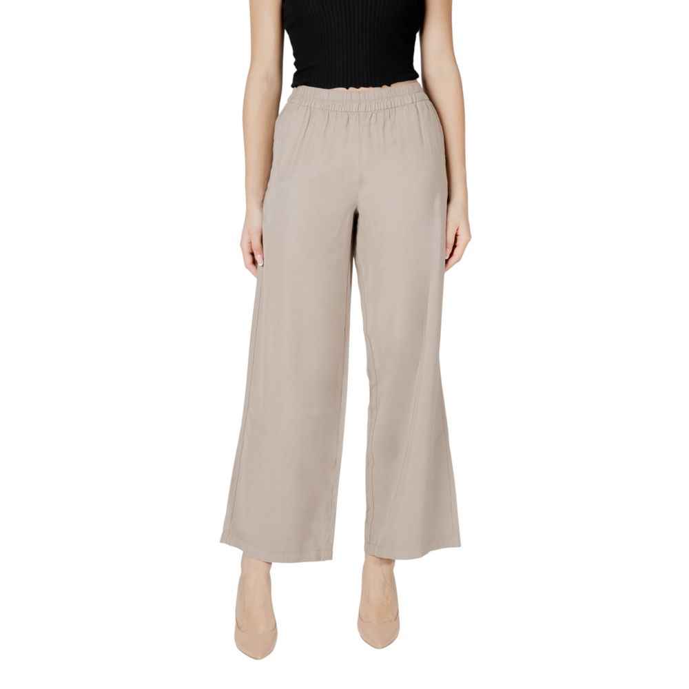 Only Beige Viscose Pant