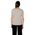 Street One Beige Polyester T-Shirt