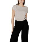 Street One Beige Polyester T-Shirt