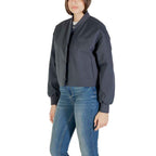 Calvin Klein Jeans Gray Recycled Polyester Bomber