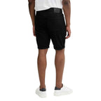 Calvin Klein Jeans Black Cotton Bermuda