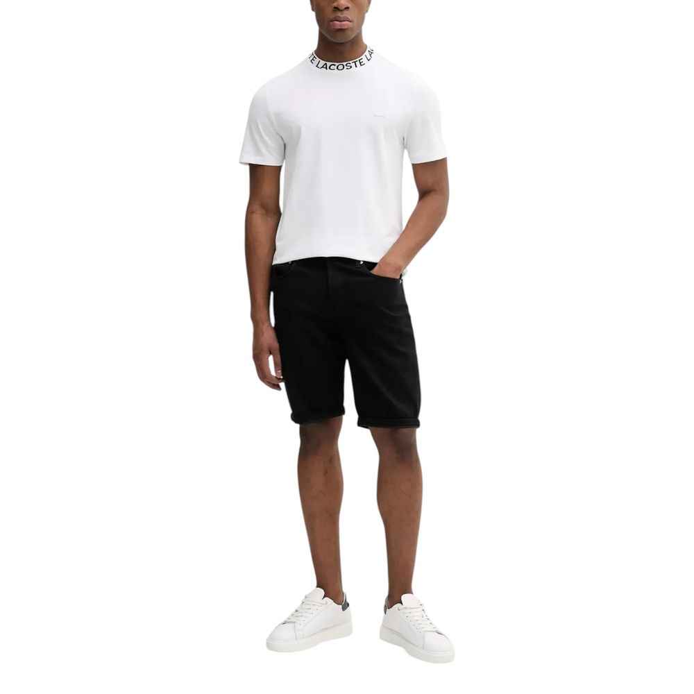 Calvin Klein Jeans Black Cotton Bermuda