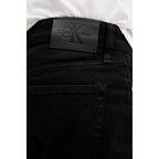 Calvin Klein Jeans Black Cotton Bermuda