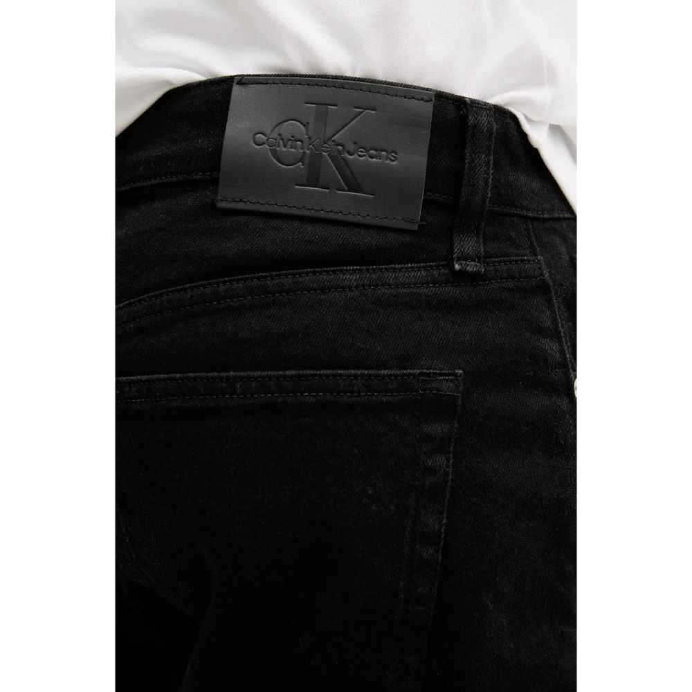 Calvin Klein Jeans Black Cotton Bermuda
