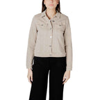 Street One Beige Cotton Jackets & Coat