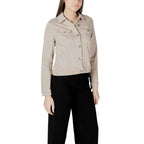 Street One Beige Cotton Jackets & Coat