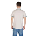 Jack Jones Beige Cotton Polo Shirt
