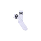 Icon White Cotton Socks