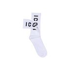 Icon White Cotton Socks