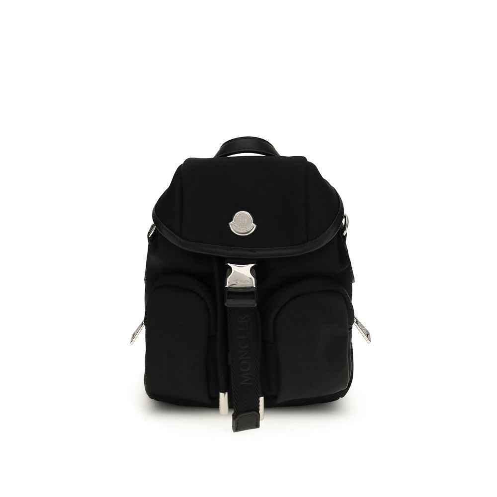Moncler Black Leather Backpack