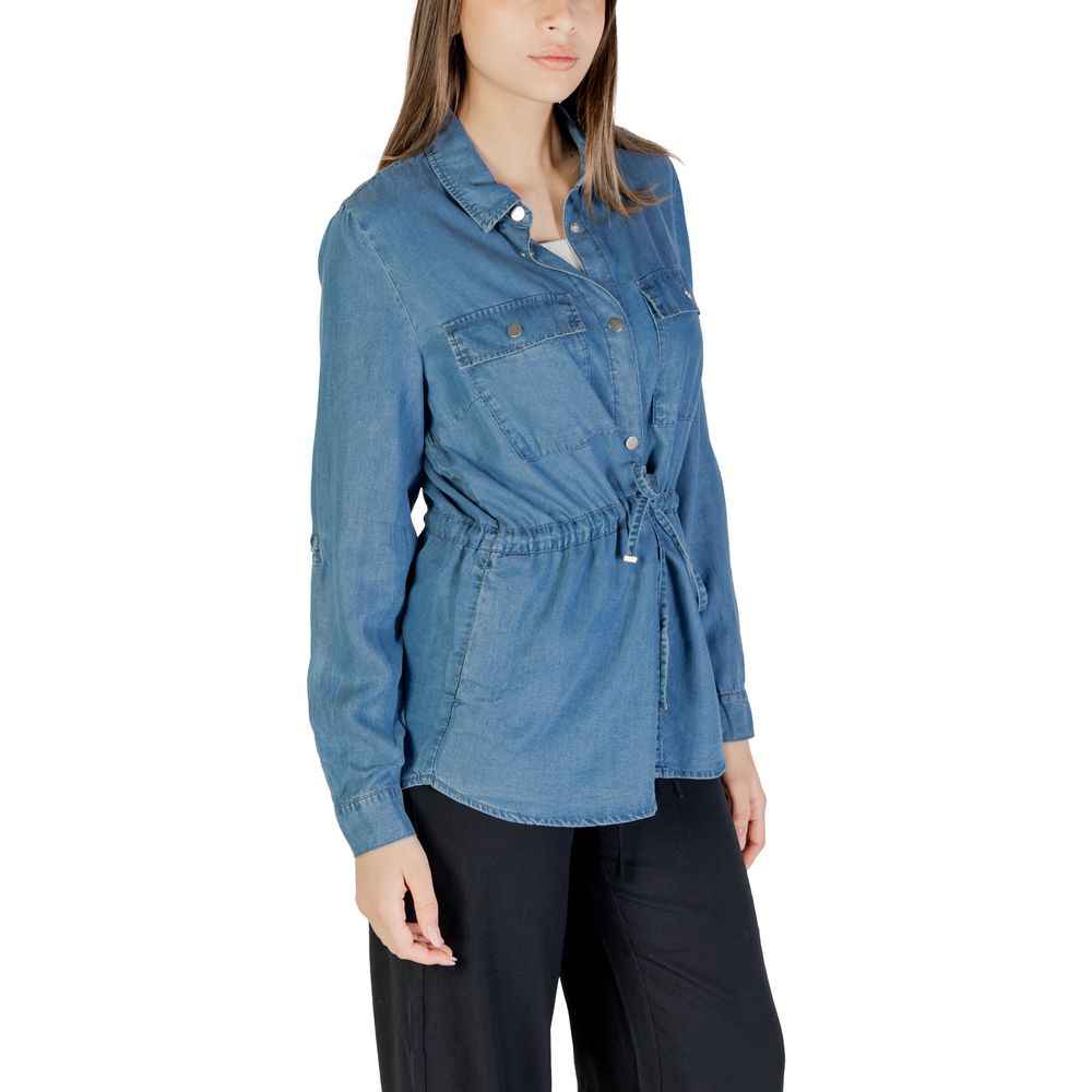 Only Blue Tencel Shirt