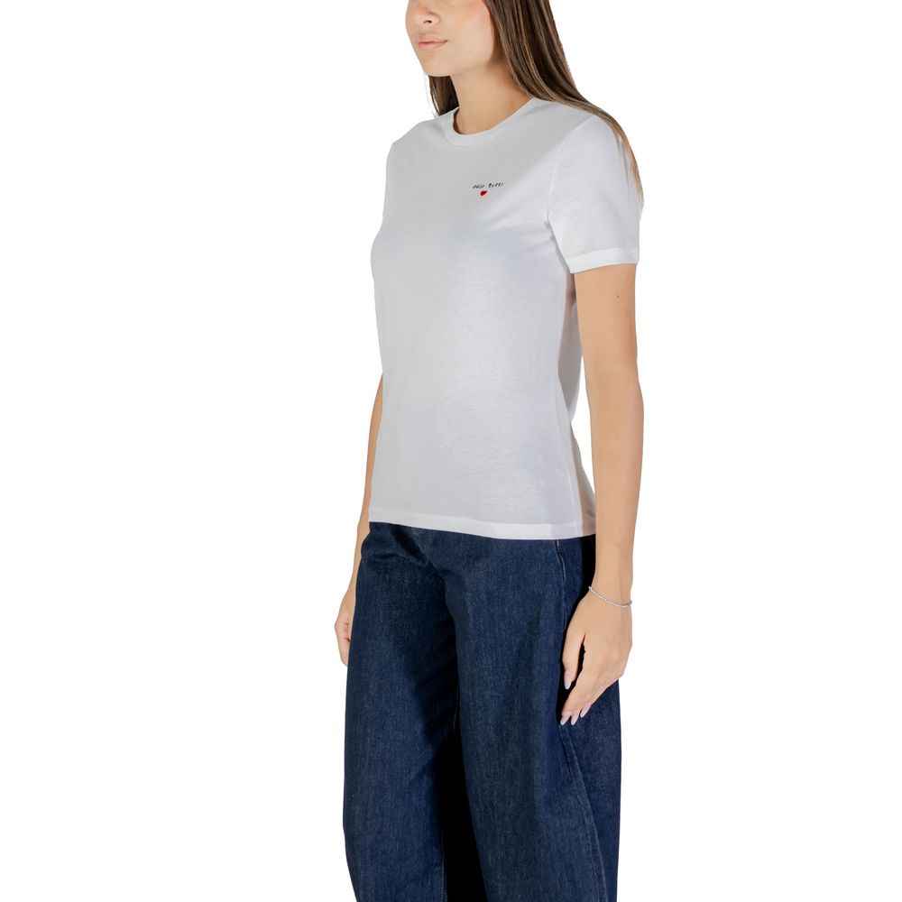 Only White Cotton T-Shirt